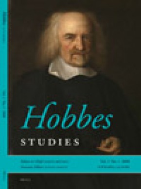 Hobbes Studies杂志