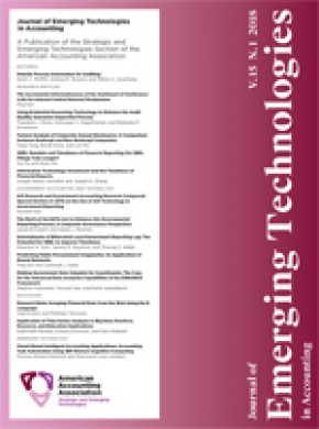 Journal Of Emerging Technologies In Accounting