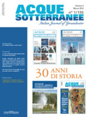 Acque Sotterranee-italian Journal Of Groundwater杂志