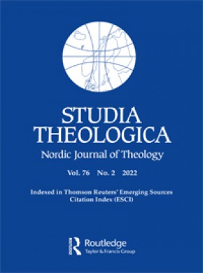 Studia Theologica-nordic Journal Of Theology杂志