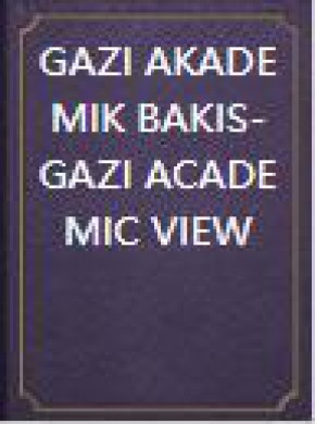 Gazi Akademik Bakis-gazi Academic View杂志