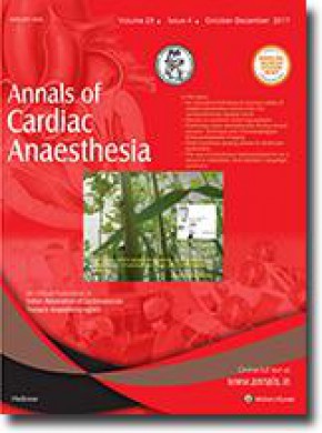 Annals Of Cardiac Anaesthesia杂志