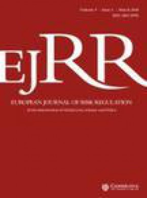 European Journal Of Risk Regulation