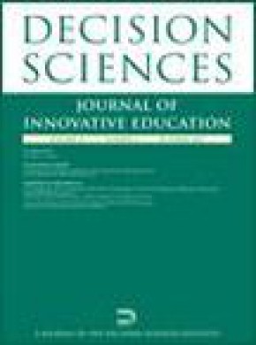 Decision Sciences-journal Of Innovative Education杂志