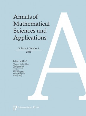 Annals Of Mathematical Sciences And Applications杂志