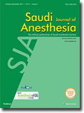 Saudi Journal Of Anaesthesia杂志