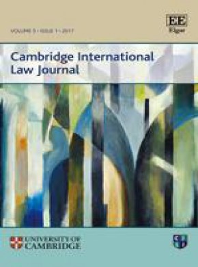 Cambridge International Law Journal杂志