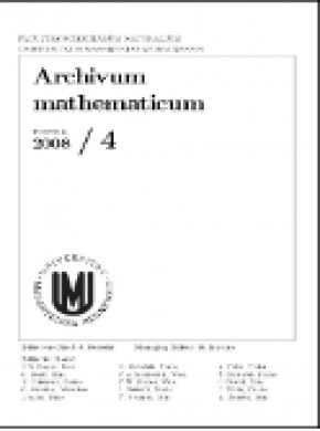 Archivum Mathematicum杂志