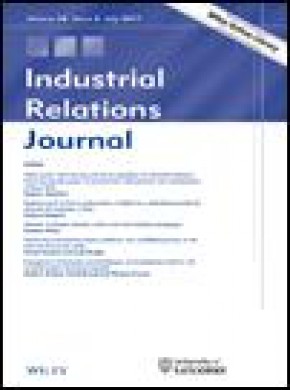 Industrial Relations Journal杂志