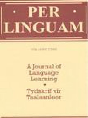 Per Linguam-a Journal Of Language Learning杂志