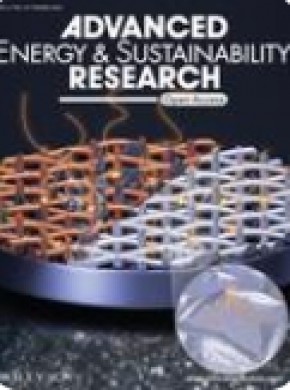 Advanced Energy And Sustainability Research杂志