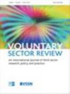 Voluntary Sector Review杂志