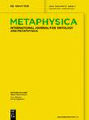 Metaphysica-international Journal For Ontology & Metaphysics杂志