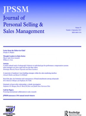 Journal Of Personal Selling & Sales Management杂志