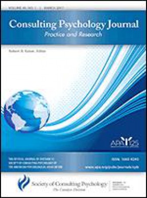 Consulting Psychology Journal-practice And Research杂志