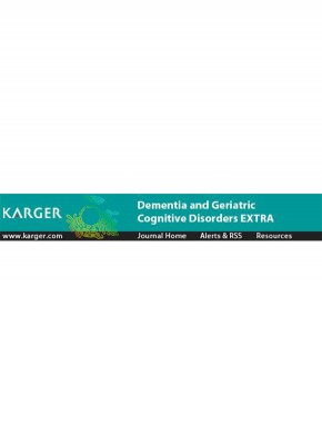 Dementia And Geriatric Cognitive Disorders Extra杂志