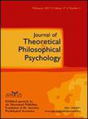 Journal Of Theoretical And Philosophical Psychology杂志