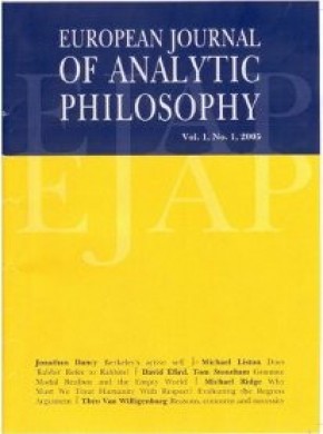 European Journal Of Analytic Philosophy杂志