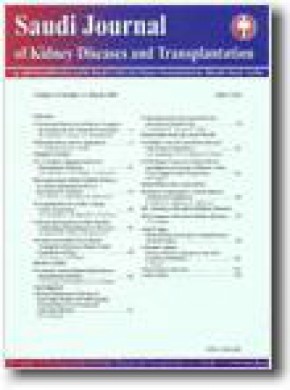 Saudi Journal Of Kidney Diseases And Transplantation杂志