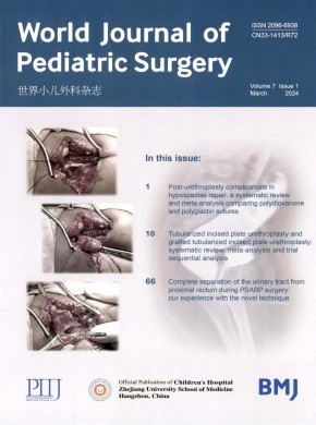 World Journal Of Pediatric Surgery杂志