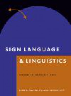 Sign Language & Linguistics杂志