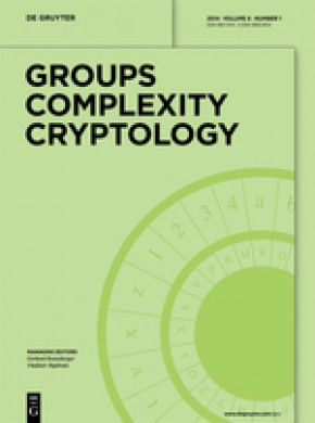 Groups Complexity Cryptology杂志