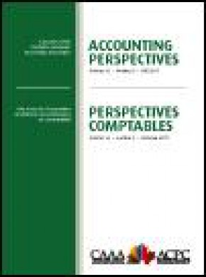 Accounting Perspectives杂志