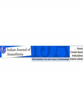 Indian Journal Of Anaesthesia杂志