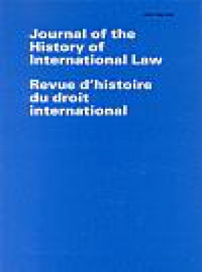 Journal Of The History Of International Law杂志