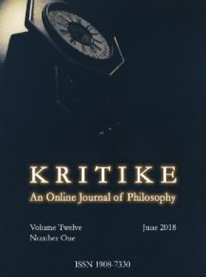 Kritike-an Online Journal Of Philosophy杂志