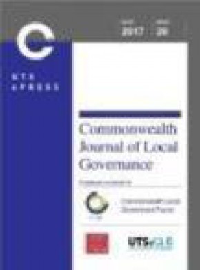 Commonwealth Journal Of Local Governance杂志