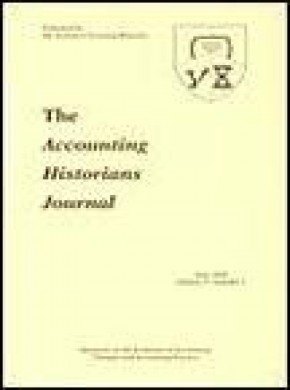 Accounting Historians Journal杂志