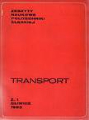 Scientific Journal Of Silesian University Of Technology-series Transport杂志