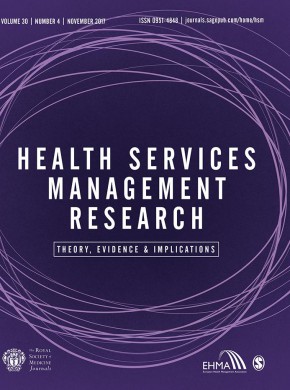 Health Services Management Research杂志