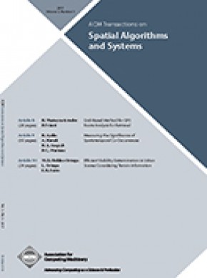 Acm Transactions On Spatial Algorithms And Systems杂志