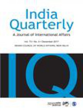 India Quarterly-a Journal Of International Affairs杂志