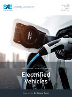 Sae International Journal Of Electrified Vehicles杂志