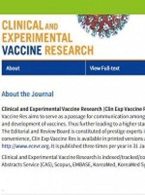 Clinical And Experimental Vaccine Research杂志