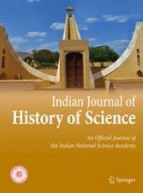 Indian Journal Of History Of Science杂志