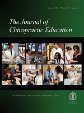 Journal Of Chiropractic Education杂志