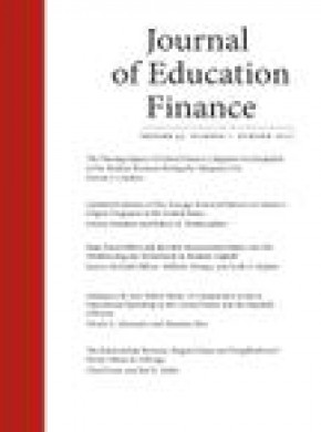 Journal Of Education Finance杂志