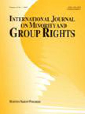 International Journal On Minority And Group Rights杂志