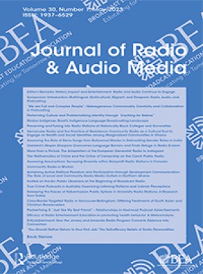 Journal Of Radio & Audio Media杂志