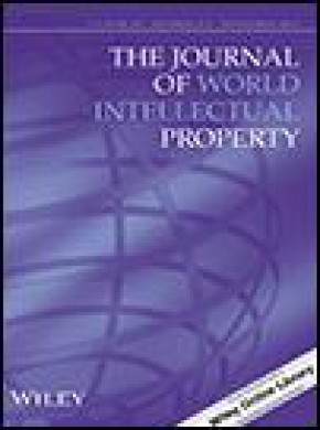 Journal Of World Intellectual Property杂志