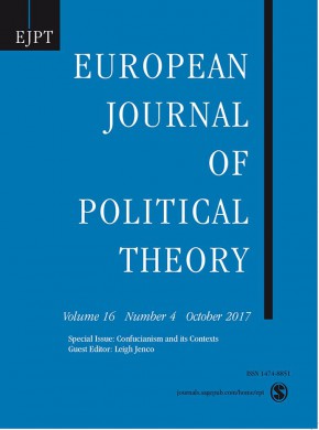 European Journal Of Political Theory杂志