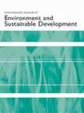 International Journal Of Environment And Sustainable Development杂志