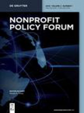 Nonprofit Policy Forum杂志