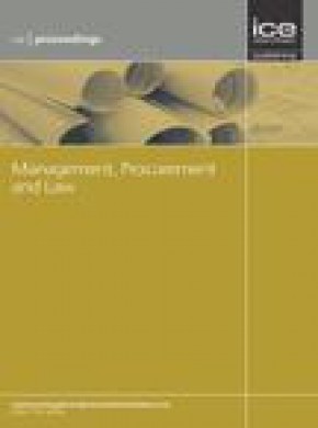 Proceedings Of The Institution Of Civil Engineers-management Procurement And Law杂志