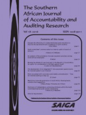 Southern African Journal Of Accountability And Auditing Research-sajaar杂志