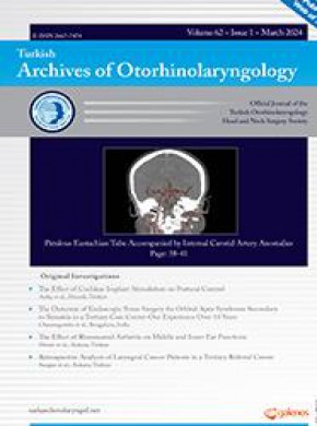 Turkish Archives Of Otorhinolaryngology杂志